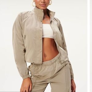 GOOD AMERICAN SHINE TRACK JACKET